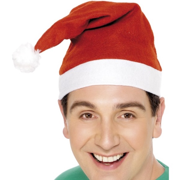 Classic Santa hat - Santa Con or Christmas - Felt with Pompom - Easy and Fun - Picture 3 of 3